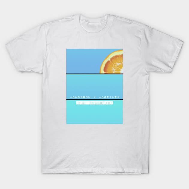 Blue Orangeade T-Shirt by JandelaCross